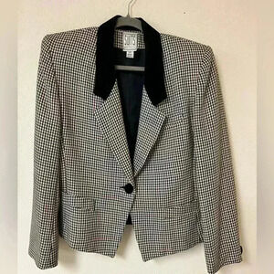 Suits Galore by Jim Baldwin Plaid Houndstooth Blazer 6 - Vintage